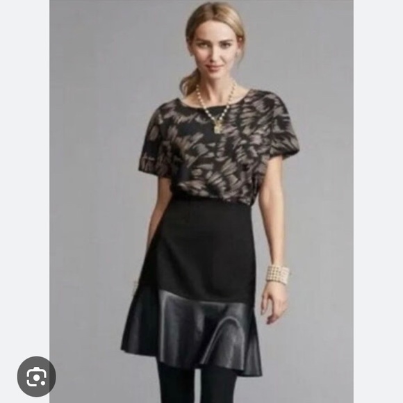 Cabi Women’s Tate Firework Short Sleeve Top Black And Pink Size Medium - Picture 1 of 5